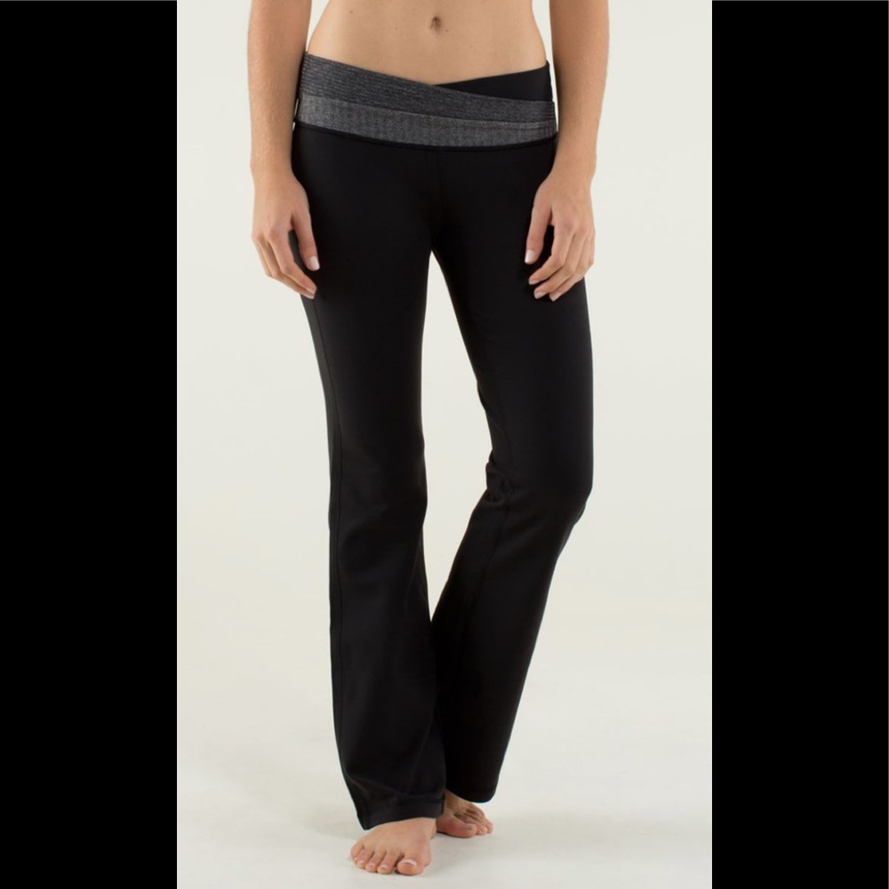Lululemon Astro Flare Tall Pants V Waistband Luon Bell Bottom Yoga Stretch Jog